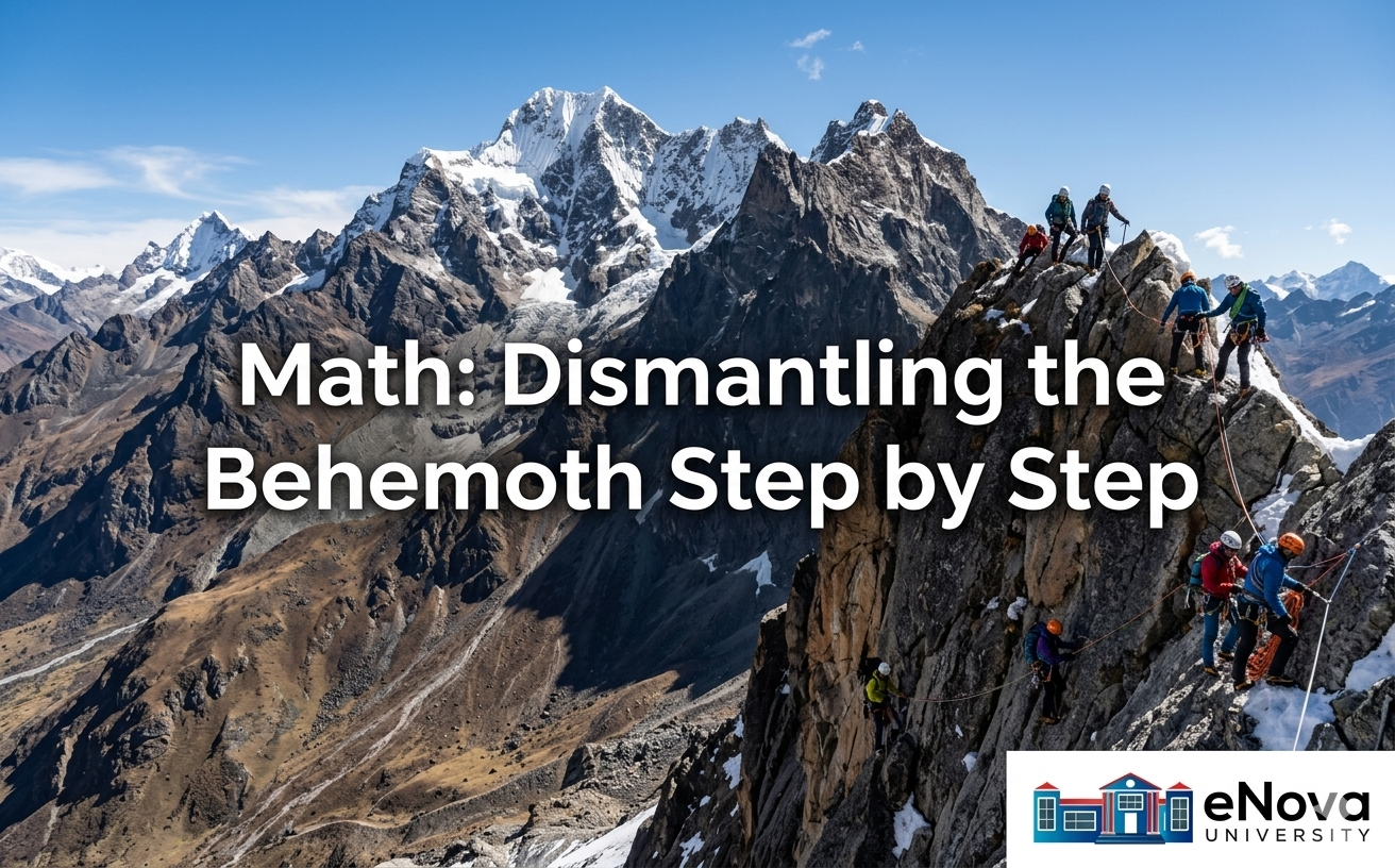 Math: Dismantling the Behemoth Step by Step